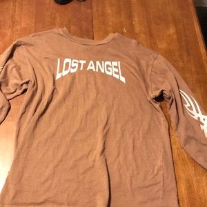 A brown forever 21 long sleeve shirt